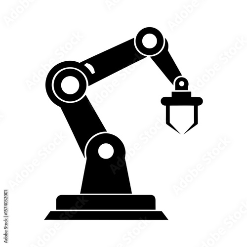 Robot Arm Clipart Vector Illustration
