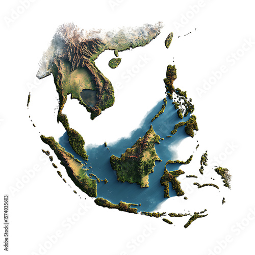 southeast asia map