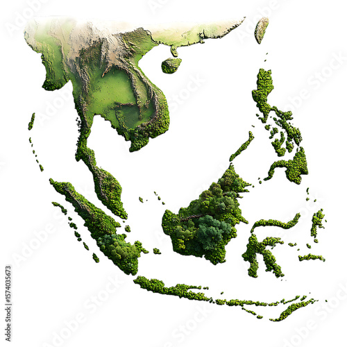 southeast asia map