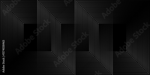 Elegent black abstract background with diagonal lines. Vector monochrome striped texture. Minimal art concept. eps10