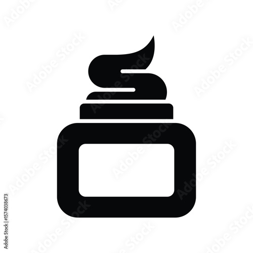 shaving cream icon vector design template simple and clean