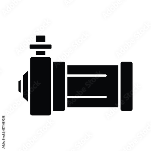submersible pump icon vector design template simple and clean