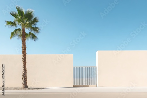 a modern architectural wall