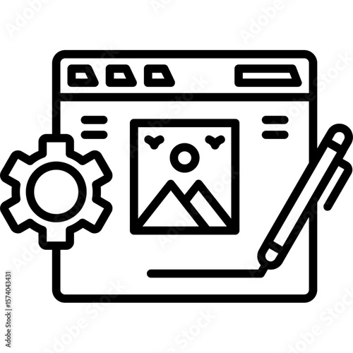 Content Management Icon