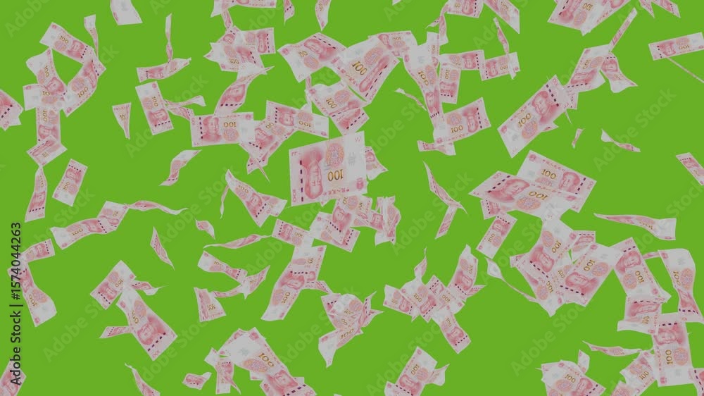China money yuan bank note fall drop down overlay flow wind blow business economic finance cash value. China money yuan bank note fall drop down overlay flow wind blow business economic finance cash value.