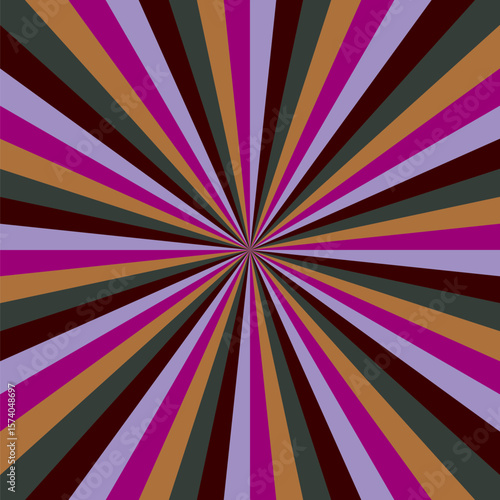 Geometrical colorful star burst background design - abstract multicolored vector illustration