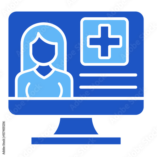 Patient Portal  Icon Element For Design