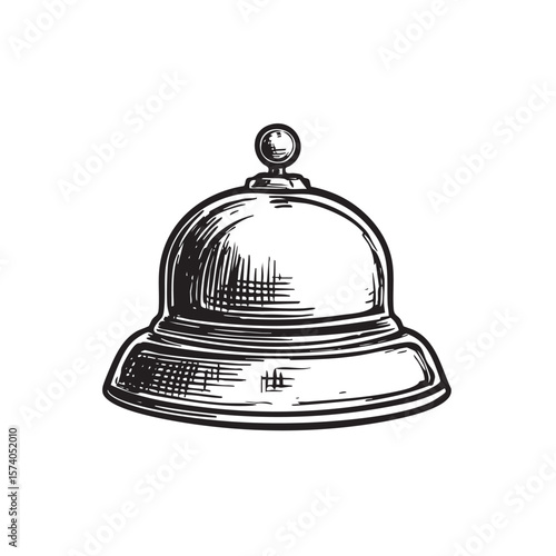 Reception bell design for hotel or restaurant service