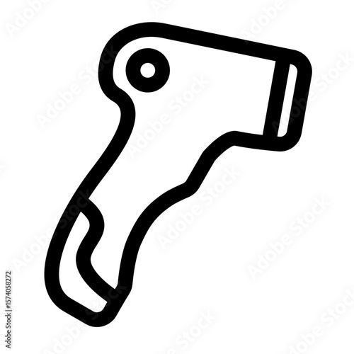 vector illustration of a barcode reader