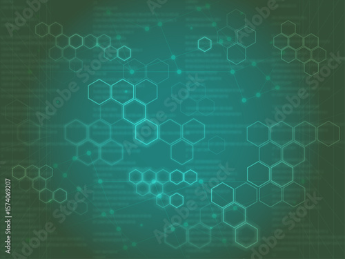 Cyber ​​material_background image_green
