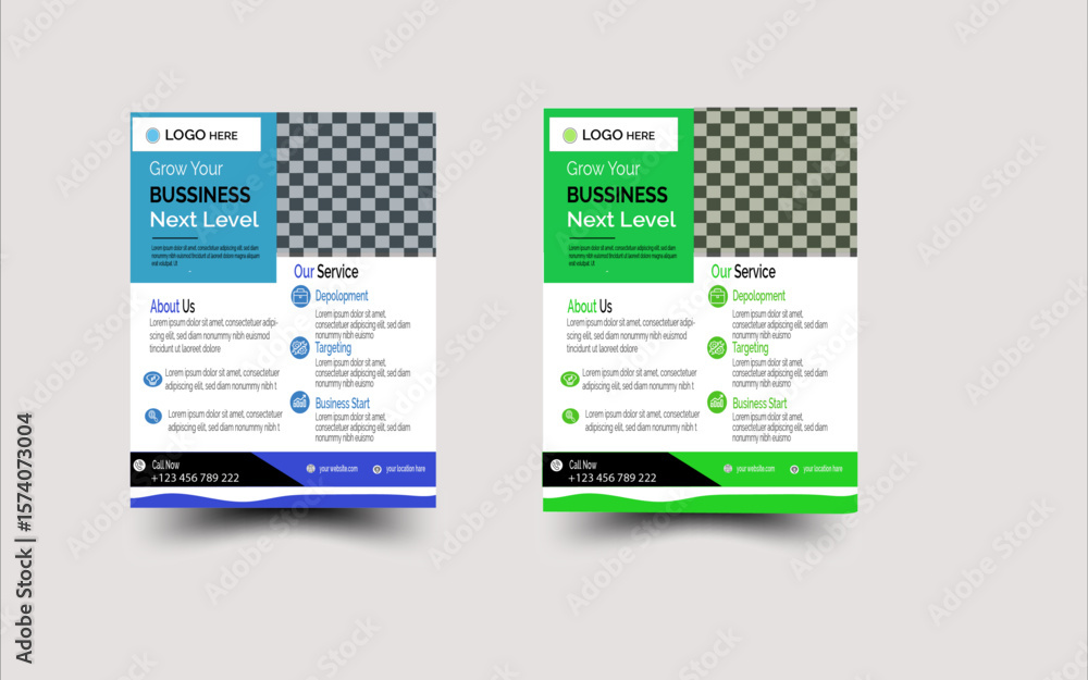 Obraz premium ADOBE STOCK Flayer design