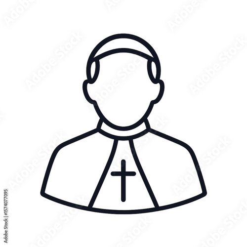 priest icon transparent background 