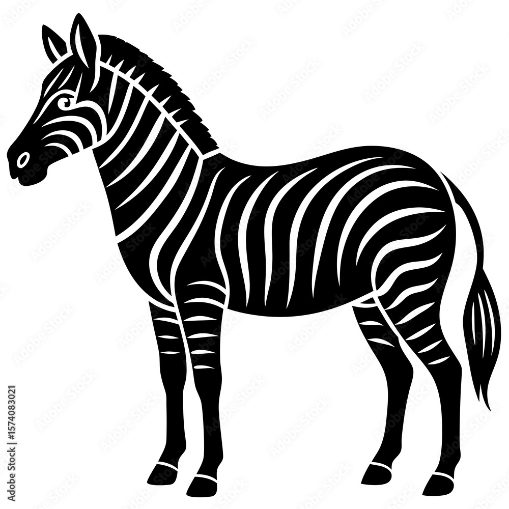 Obraz premium zebra vector illustration
