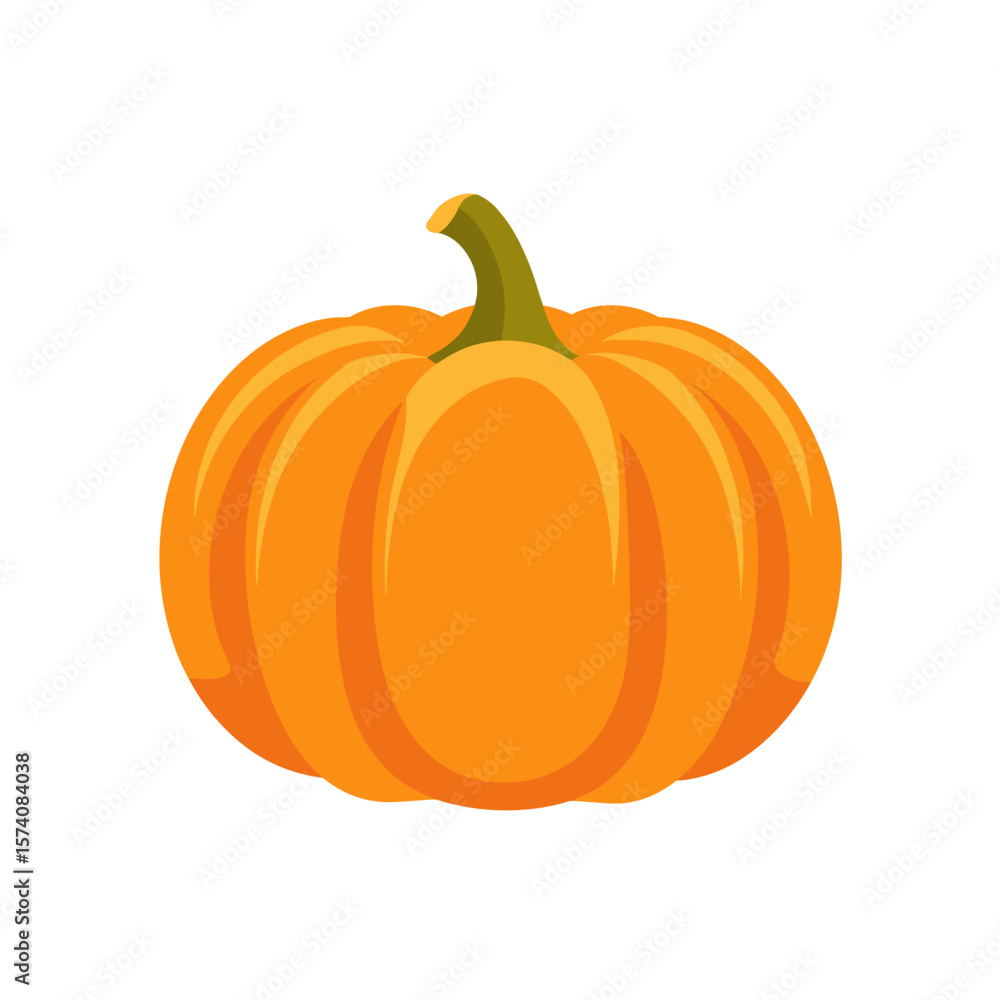Obraz premium Vector Pumpkin Icon, Logo