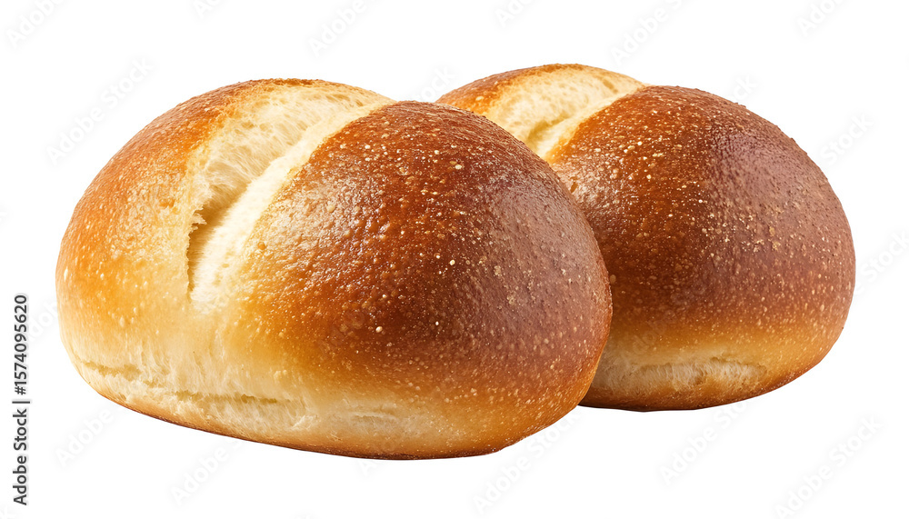 bun on white background bun on white background