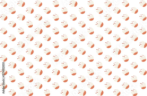 Seamless pattern in botanical theme presented as a vector illustration. Perfect for wrapping, product packaging, and fabric.

