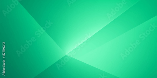 Soft pastel aqua and green abstract background with balanced geometric layout