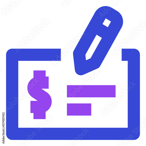 business two tone icon set