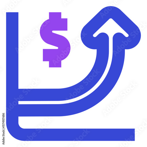 business two tone icon set