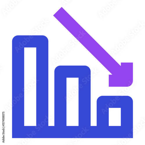 business two tone icon set