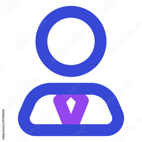 business two tone icon set