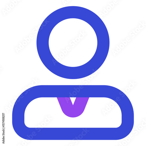 business two tone icon set