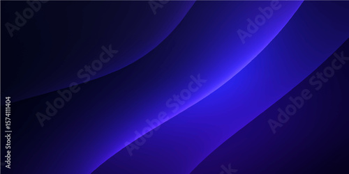 Abstract Blue Curves: a mesmerizing composition of layered curves in vibrant blue hues. The image creates a sense of depth and energy