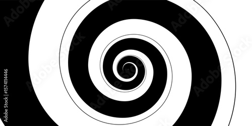 Hypnotic spirals and optical ilusion background