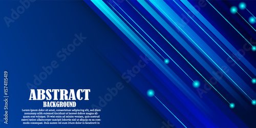 Abstract blue background with light diagonal lines.