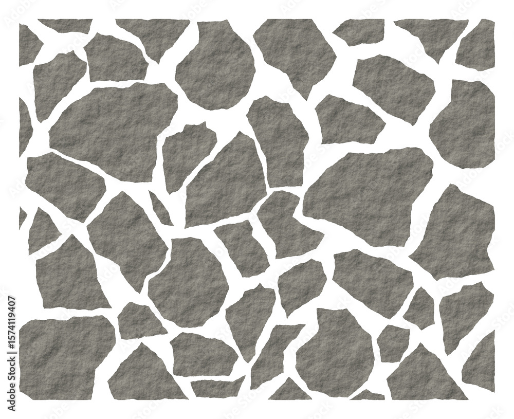 Obraz premium Seamless polygonal stone texture with shading