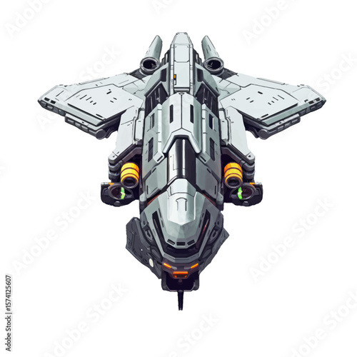 robot cyborg sci-fi Spaceship