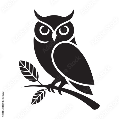 owl sitting on a branch