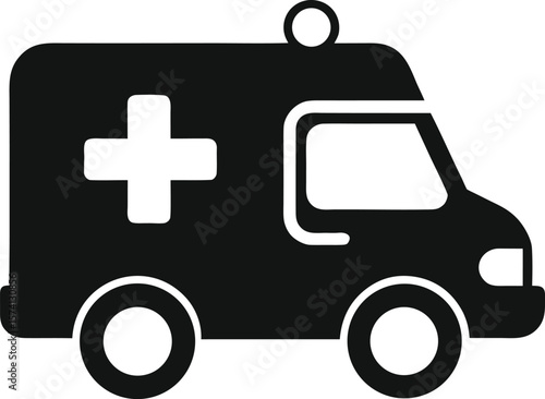 Mobile eye screening van with an eyeglasses logo