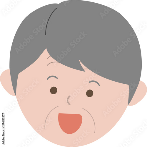 웃는 아빠 얼굴