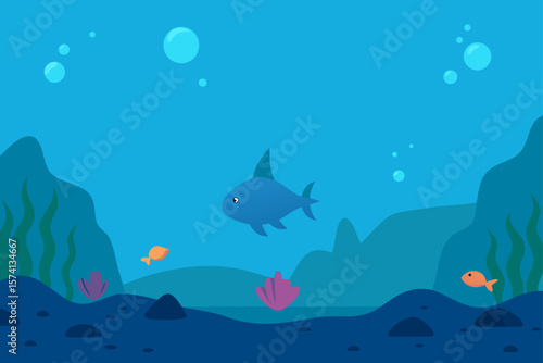 underwater world background