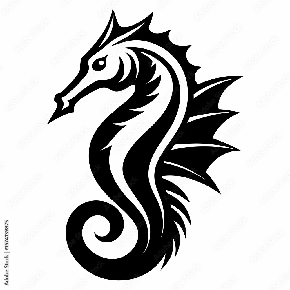 Obraz premium dragon tattoo vector