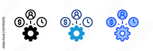 Resource Allocation Icon