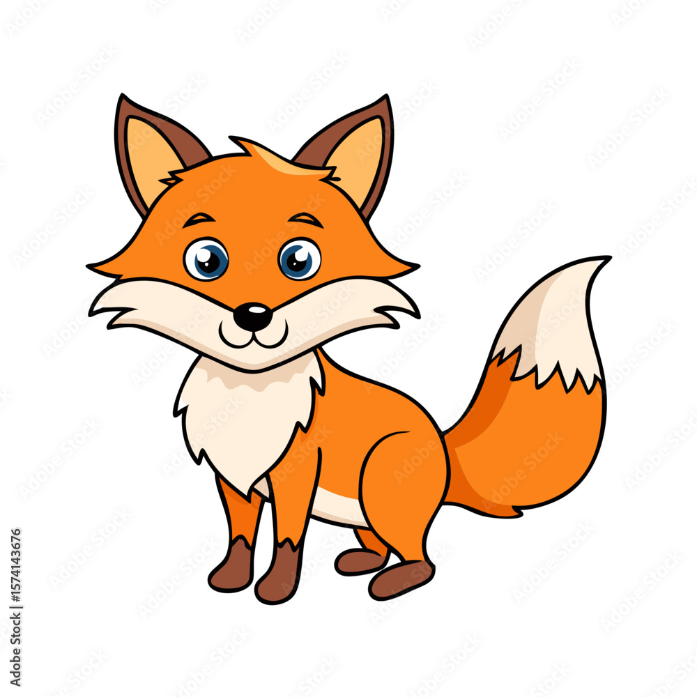 Obraz premium Carton fox 