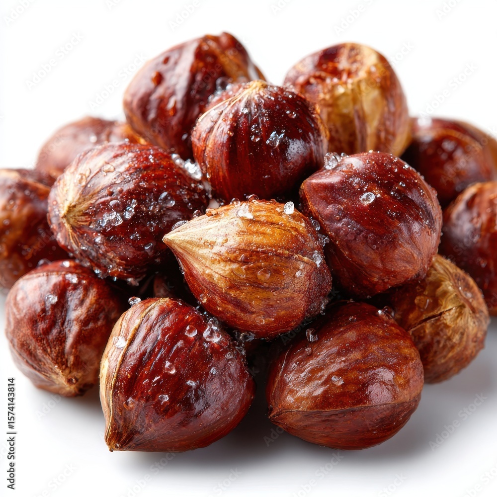 Obraz premium Natural and delicious dates displayed beautifully on a white background