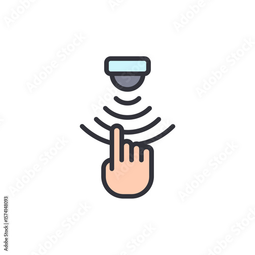 Touch Screen Activation With Finger Pressing Display Interactive Sensor