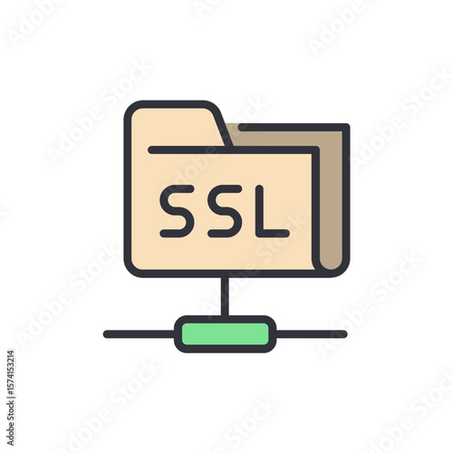 Iconic Representation Of Secure Sockets Layer Protocol For Data Security