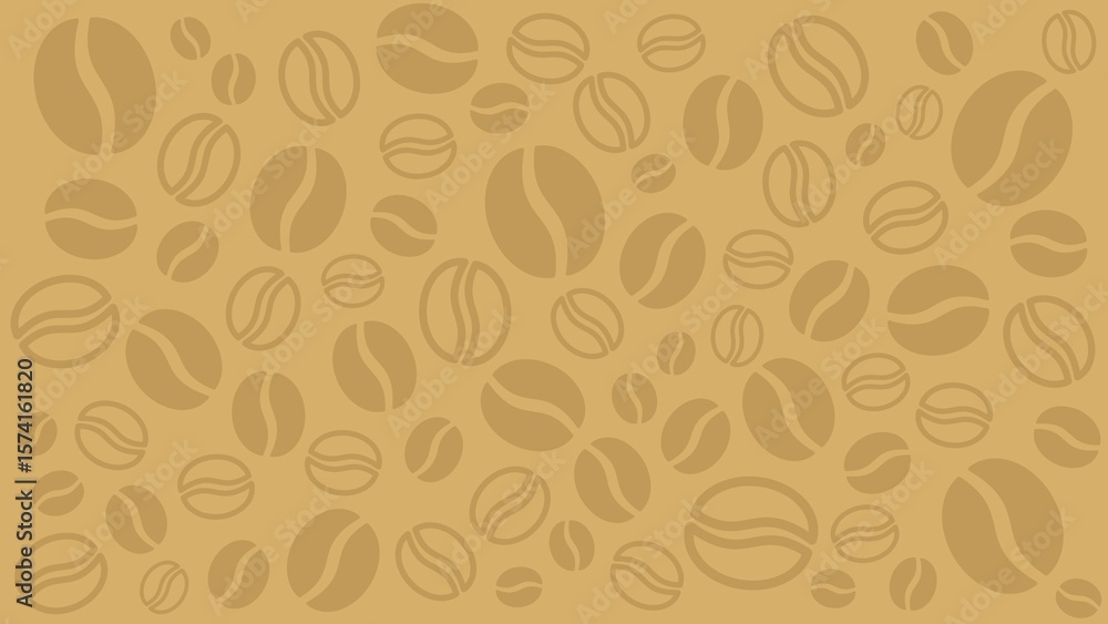 Obraz premium Nice delicate coffee beans background
