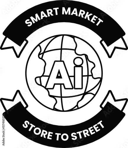 A logo for a store called Smart Market