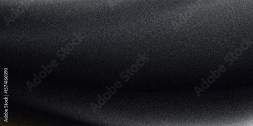 Dark gray black grainy background noise texture monochrome gradient for web banner header poster backdrop design