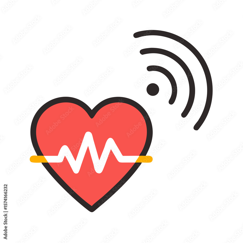 Fototapeta premium hard arrow cupule love signal