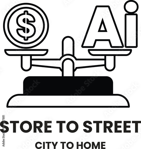 Store to street is a logo for a company that sells items
