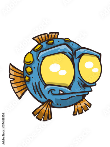 Pez con ojos muy grandes