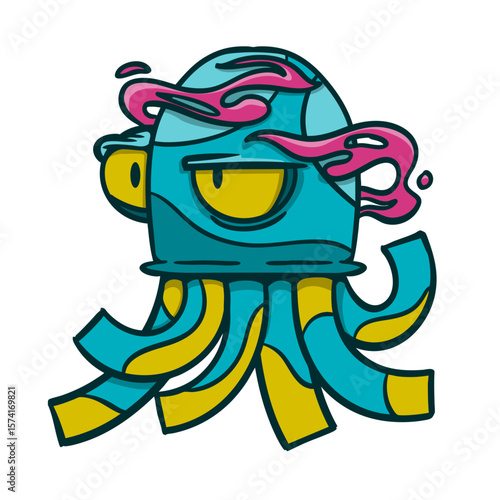 Pulpo de colores