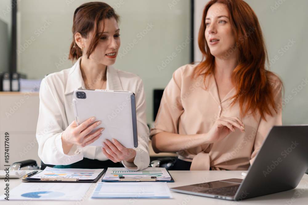 woman professional investor working new start up project. Finance managers meeting. woman professional investor working new start up project. Finance managers meeting.