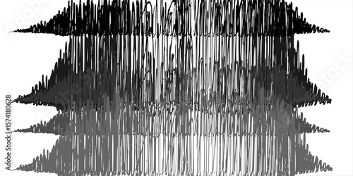 Sound Waveform Vector Art